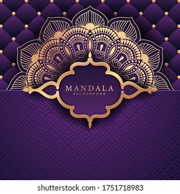 Luxury mandala background with golden arabesque pattern Arabic Islamic east style. Ramadan Style Decorative mandala. Mandala for print, poster, cover, brochure, flyer, banner