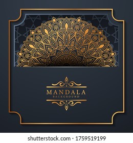 Luxury mandala background with golden arabesque pattern Arabic Islamic east style.
 Ramadan Style Decorative mandala. Mandala for print, poster, cover, brochure, flyer, banner
