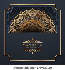 Luxury mandala background with golden arabesque pattern Arabic Islamic east style.
 Ramadan Style Decorative mandala. Mandala for print, poster, cover, brochure, flyer, banner