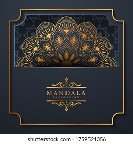 Luxury mandala background with golden arabesque pattern Arabic Islamic east style.
 Ramadan Style Decorative mandala. Mandala for print, poster, cover, brochure, flyer, banner