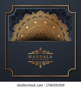 Luxury mandala background with golden arabesque pattern Arabic Islamic east style.
 Ramadan Style Decorative mandala. Mandala for print, poster, cover, brochure, flyer, banner
