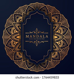 Luxury mandala background with golden arabesque pattern Arabic Islamic east style.
 Ramadan Style Decorative mandala. Mandala for print, poster, cover, brochure, flyer, banner