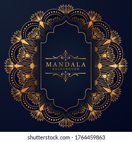 Luxury mandala background with golden arabesque pattern Arabic Islamic east style.
 Ramadan Style Decorative mandala. Mandala for print, poster, cover, brochure, flyer, banner