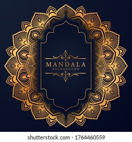 Luxury mandala background with golden arabesque pattern Arabic Islamic east style.
 Ramadan Style Decorative mandala. Mandala for print, poster, cover, brochure, flyer, banner
