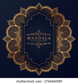 Luxury mandala background with golden arabesque pattern Arabic Islamic east style.
 Ramadan Style Decorative mandala. Mandala for print, poster, cover, brochure, flyer, banner
