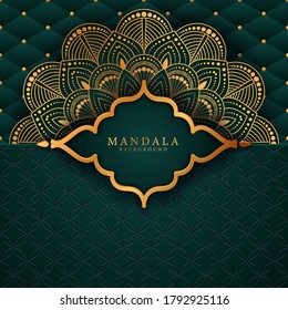 Luxury mandala background with golden arabesque pattern Arabic Islamic east style. Ramadan Style Decorative mandala. Mandala for print, poster, cover, brochure, flyer, banner