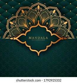 Luxury mandala background with golden arabesque pattern Arabic Islamic east style. Ramadan Style Decorative mandala. Mandala for print, poster, cover, brochure, flyer, banner