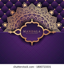 Luxury mandala background with golden arabesque pattern Arabic Islamic east style. Ramadan Style Decorative mandala. Mandala for print, poster, cover, brochure, flyer, banner