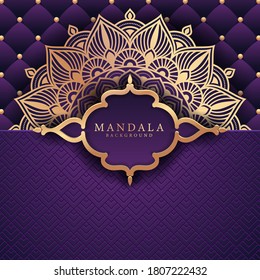 Luxury mandala background with golden arabesque pattern Arabic Islamic east style. Ramadan Style Decorative mandala. Mandala for print, poster, cover, brochure, flyer, banner