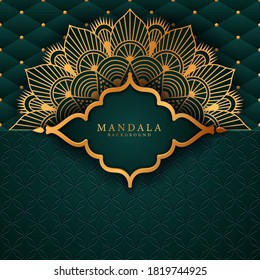 Luxury mandala background with golden arabesque pattern Arabic Islamic east style. Ramadan Style Decorative mandala. Mandala for print, poster, cover, brochure, flyer, banner