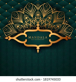 Luxury mandala background with golden arabesque pattern Arabic Islamic east style. Ramadan Style Decorative mandala. Mandala for print, poster, cover, brochure, flyer, banner