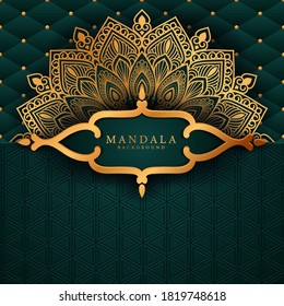 Luxury mandala background with golden arabesque pattern Arabic Islamic east style. Ramadan Style Decorative mandala. Mandala for print, poster, cover, brochure, flyer, banner
