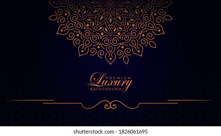 Luxury mandala background with golden arabesque pattern Arabic Islamic east style. decorative mandala for print, poster, cover, brochure, flyer, banner.