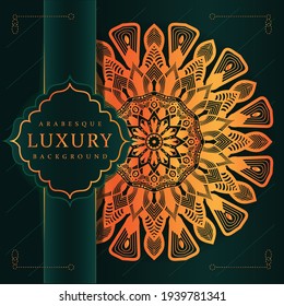 Luxury mandala background with golden arabesque pattern arabic islamic east style.decorative mandala for print, poster, cover, brochure, flyer, banner, pink, turquoise, purple and white.
