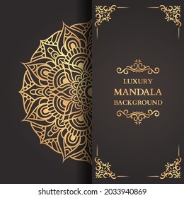 Luxury Mandala Background With Golden Arabesque, Decorative Mandala, Luxury Ornament Template
