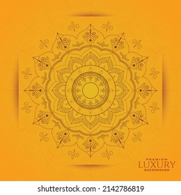 Luxury mandala background with golden arabesque pattern Arabic Islamic east style. Ramadan Style Decorative mandala. Mandala for print, banner, cover, brochure, flyer, poster