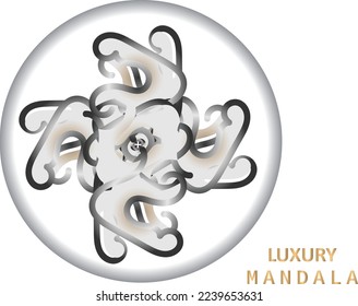 Luxury mandala background with golden arabesque pattern Arabic Islamic east style. Ramadan Style Decorative mandala. Mandala for print, cover poster, brochure, flyer, banner and etc