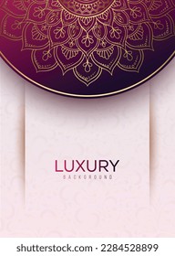 Luxury mandala background with golden arabesque pattern Arabic Islamic east style.decorative mandala for print, poster, cover, brochure, flyer, banner design eps vector