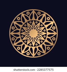Luxury mandala background with golden arabesque pattern arabic islamic Background