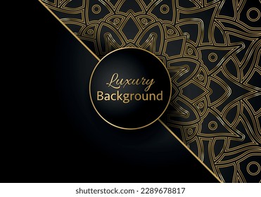 Luxury mandala background with golden arabesque pattern Arabic Islamic east style. Ramadan Style Decorative mandala. Mandala for print