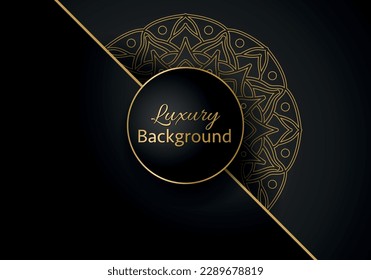 Luxury mandala background with golden arabesque pattern Arabic Islamic east style. Ramadan Style Decorative mandala. Mandala for print