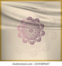 Luxury mandala background with golden arabesque pattern Arabic Islamic east style, Decorative mandala. Mandala for print, poster, cover, brochure, flyer, banner, SSTKabstract, calligraphic, Vector Art