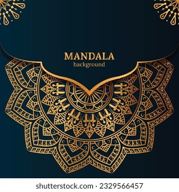 Luxury mandala background with golden arabesque pattern Arabic Islamic east style. Ramadan Style Decorative mandala. Mandala for print, poster, cover,