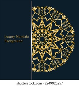 Luxury mandala background with golden Colourful template.Simple ornamental vintage Modern mandala design.
