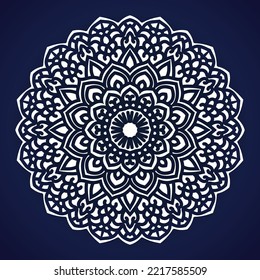 Luxury mandala background And golden gradient vector ornament