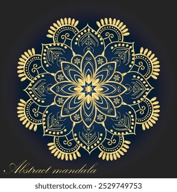 luxury mandala background golden pattern shape and any festival decretive template