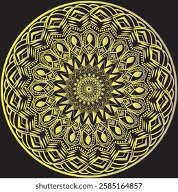 Luxury mandala background with golden pattern Arabic Islamic east style. Decorative mandala for print, poster, cover, brochure, flyer, banner.