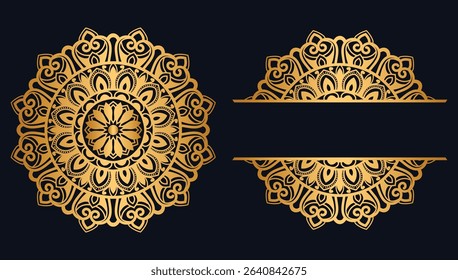 Luxury mandala background in islamic arabesque style pattern with floral for invitation