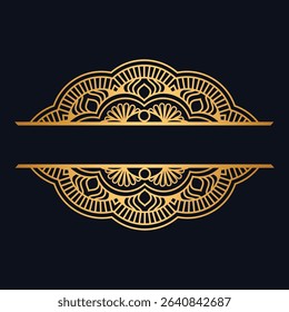 Luxury mandala background in islamic arabesque style pattern with floral for invitation