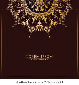 Luxury Mandala background isolated on a red background, decoration elements for wedding cover cover page, invitation card design, yoga poster, meditation poster design, mandala art illustration vector