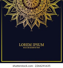 Lujo fondo Mandala aislado en un fondo rojo, elementos de decoración para portada de boda, diseño de tarjeta de invitación, afiche de yoga, diseño de afiches de meditación, ilustración de arte mandala vector