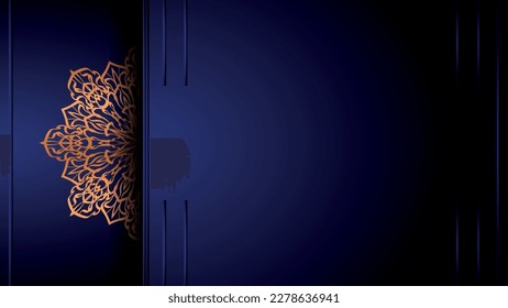 Luxury mandala background ornamental, arabesque style With Golden Arabesque Pattern Style. Decorative Mandala Ornament For Print, Brochure, Banner, Cover, Poster, Invitation Card