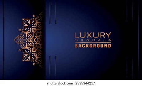 Luxury mandala background ornamental, arabesque style With Golden Arabesque Pattern Style. Decorative Mandala Ornament For Print, Brochure, Banner, Cover, Poster, Invitation Card