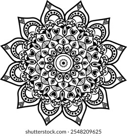 A Luxury mandala background pattern