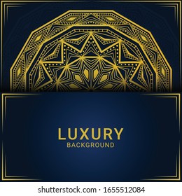 Patrón de fondo Mandala de lujo Vector Premium.eps
