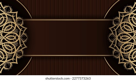 Luxury mandala background, round decoration