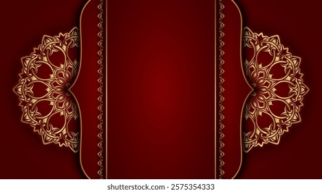 Luxury mandala background, round decoration
