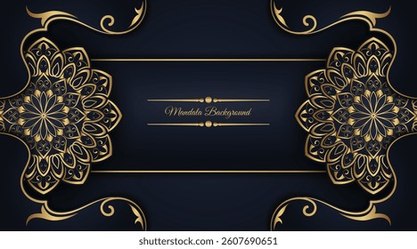 Luxury mandala background, round decoration