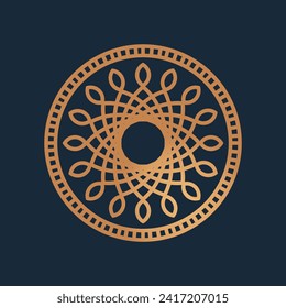 Luxury mandala background Royalty Free Vector Image.