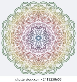 Luxury mandala background. Style Decorative mandala. Mandala for print, poster, cover, brochure, flyer, banner. Vector.