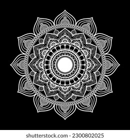 Luxus-Mandala-Hintergrund, Vektorgrafik