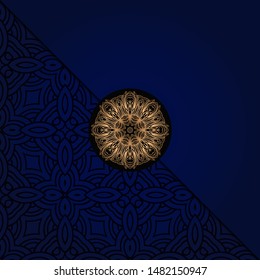 Luxury mandala background. Vector illustration.  For book cover, wedding invitation, or other tempalte card. 