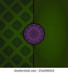 Luxury mandala background. Vector illustration.  For book cover, wedding invitation, or other tempalte card