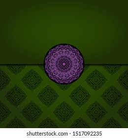 Luxury mandala background. Vector illustration.  For book cover, wedding invitation, or other tempalte card