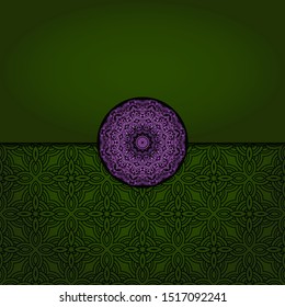 Luxury mandala background. Vector illustration.  For book cover, wedding invitation, or other tempalte card