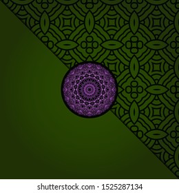 Luxury mandala background. Vector illustration.  For book cover, wedding invitation, or other tempalte card